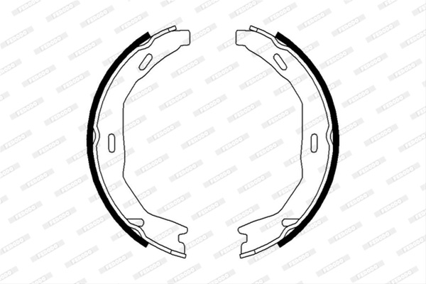 Set Saboti Frana Ferodo Mercedes-Benz FSB690