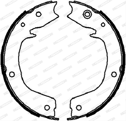 Set Saboti Frana Ferodo Mitsubishi FSB4027