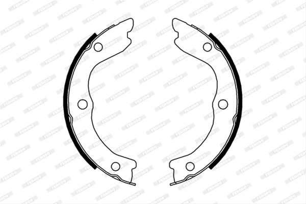 Set Saboti Frana Ferodo Nissan FSB4004