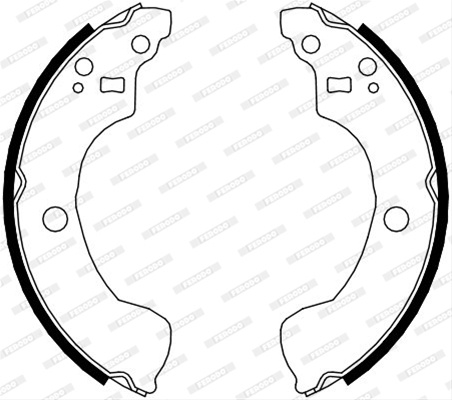 Set Saboti Frana Ferodo Nissan FSB4106