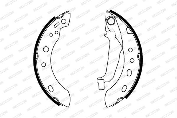 Set Saboti Frana Ferodo Nissan FSB640