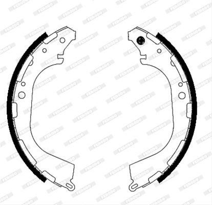 Set Saboti Frana Ferodo Nissan FSB683