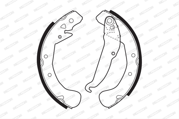 Set Saboti Frana Ferodo Opel FSB545
