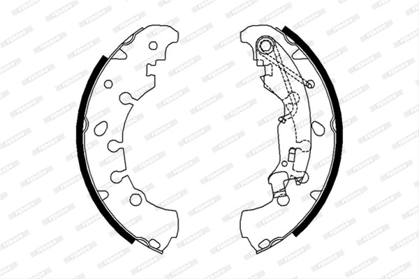 Set Saboti Frana Ferodo Opel FSB681