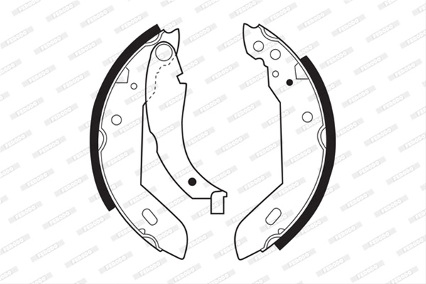 Set Saboti Frana Ferodo Peugeot FSB183