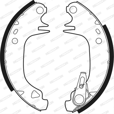 Set Saboti Frana Ferodo Peugeot FSB188