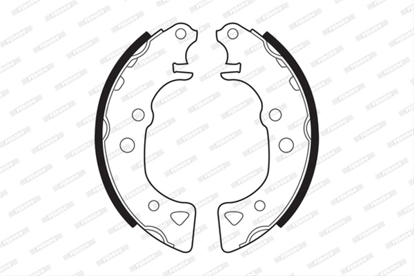 Set Saboti Frana Ferodo Peugeot FSB232