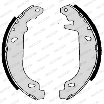 Set Saboti Frana Ferodo Renault FSB243