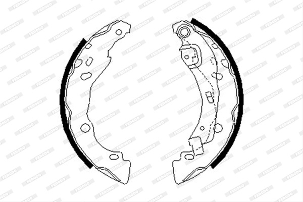Set Saboti Frana Ferodo Renault FSB642