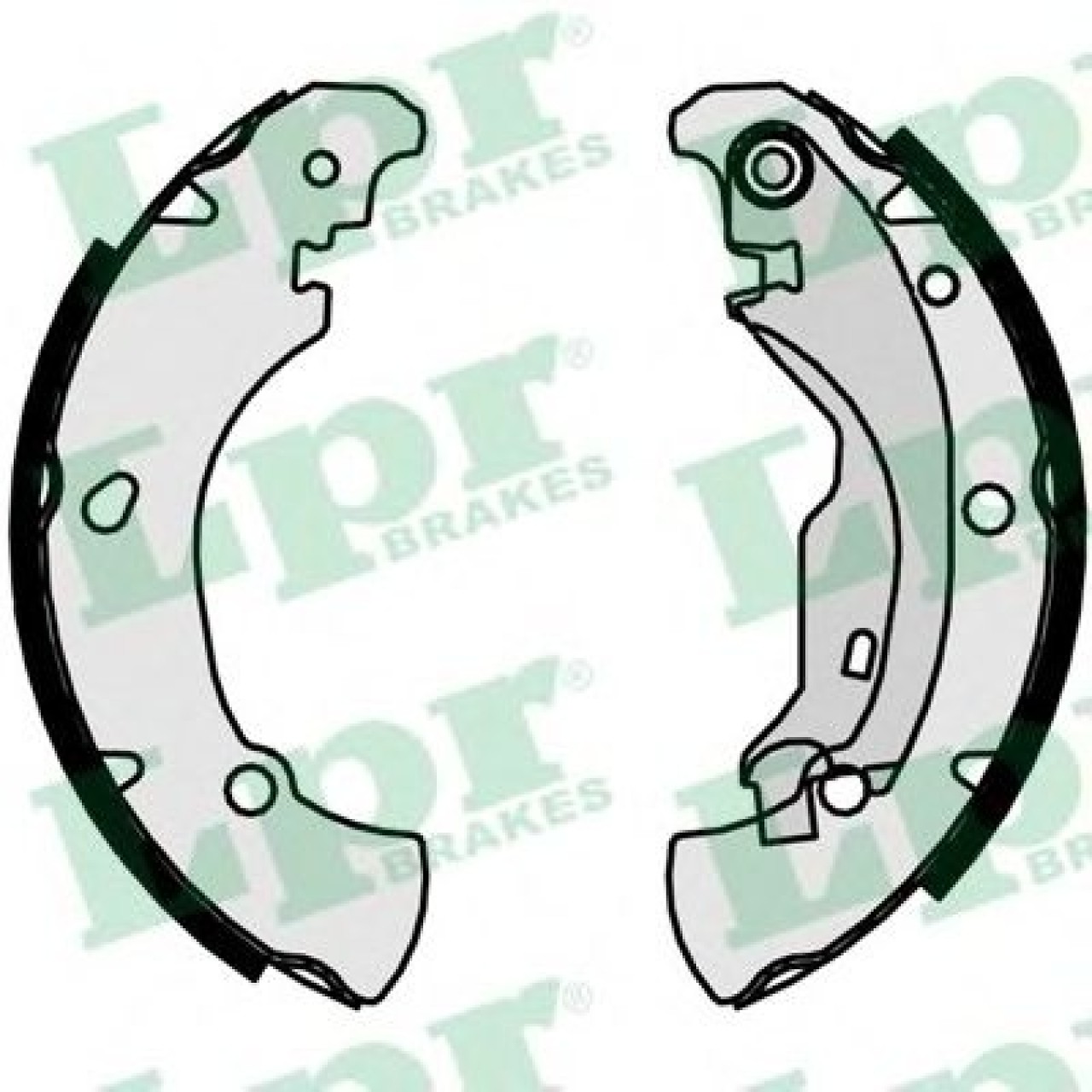 Set saboti frana FIAT BRAVO I (182) (1995 - 2001) LPR 07160 piesa NOUA