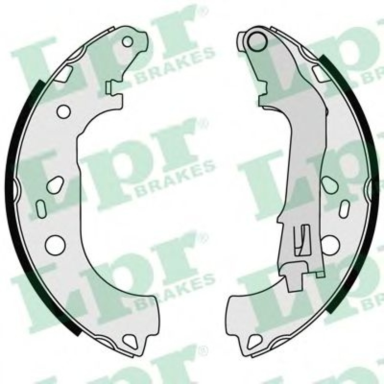 Set saboti frana FIAT DOBLO Combi (263) (2010 - 2016) LPR 08590 piesa NOUA