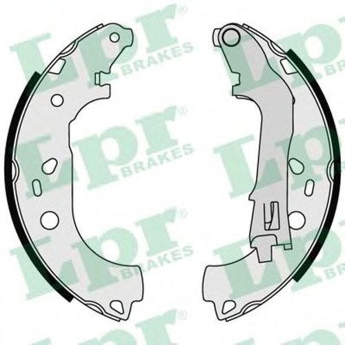 Set saboti frana FIAT DOBLO Microbus (263, 152) (2009 - 2016) LPR 08590 piesa NOUA