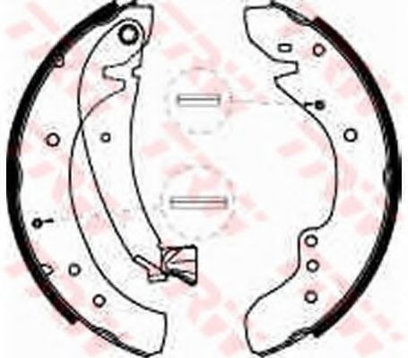 Set saboti frana FIAT DUCATO bus (230) (1994 - 2002) TRW GS8545 piesa NOUA