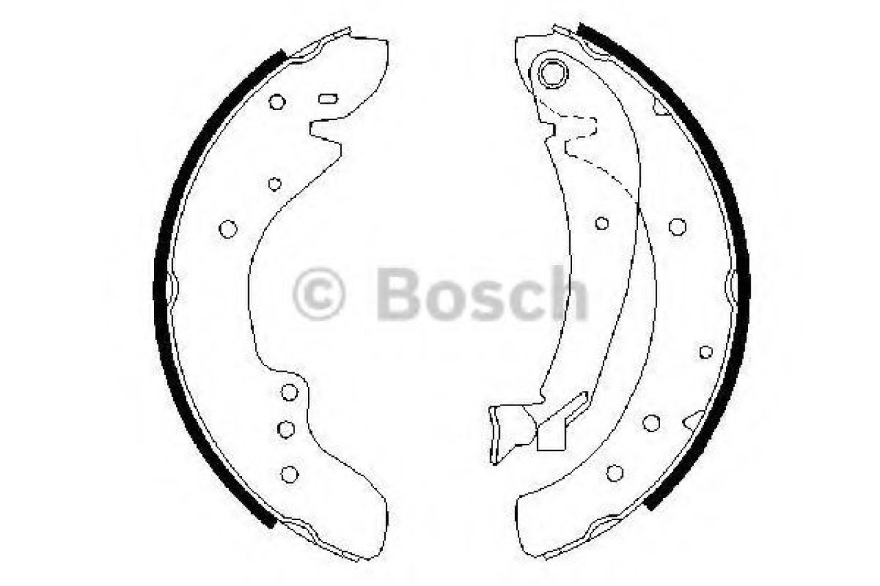 Set saboti frana FIAT DUCATO platou / sasiu (230) (1994 - 2002) BOSCH 0 986 487 521 piesa NOUA