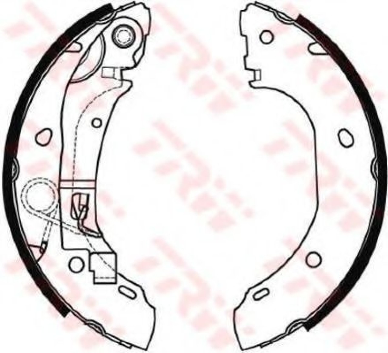 Set saboti frana FIAT DUCATO platou / sasiu (230) (1994 - 2002) TRW GS8472 piesa NOUA
