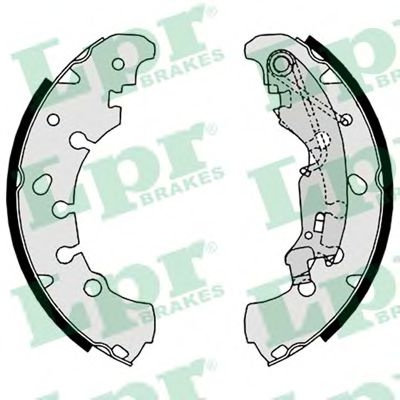 Set saboti frana FIAT FIORINO Combi (225) (2007 - 2016) LPR 09090 piesa NOUA