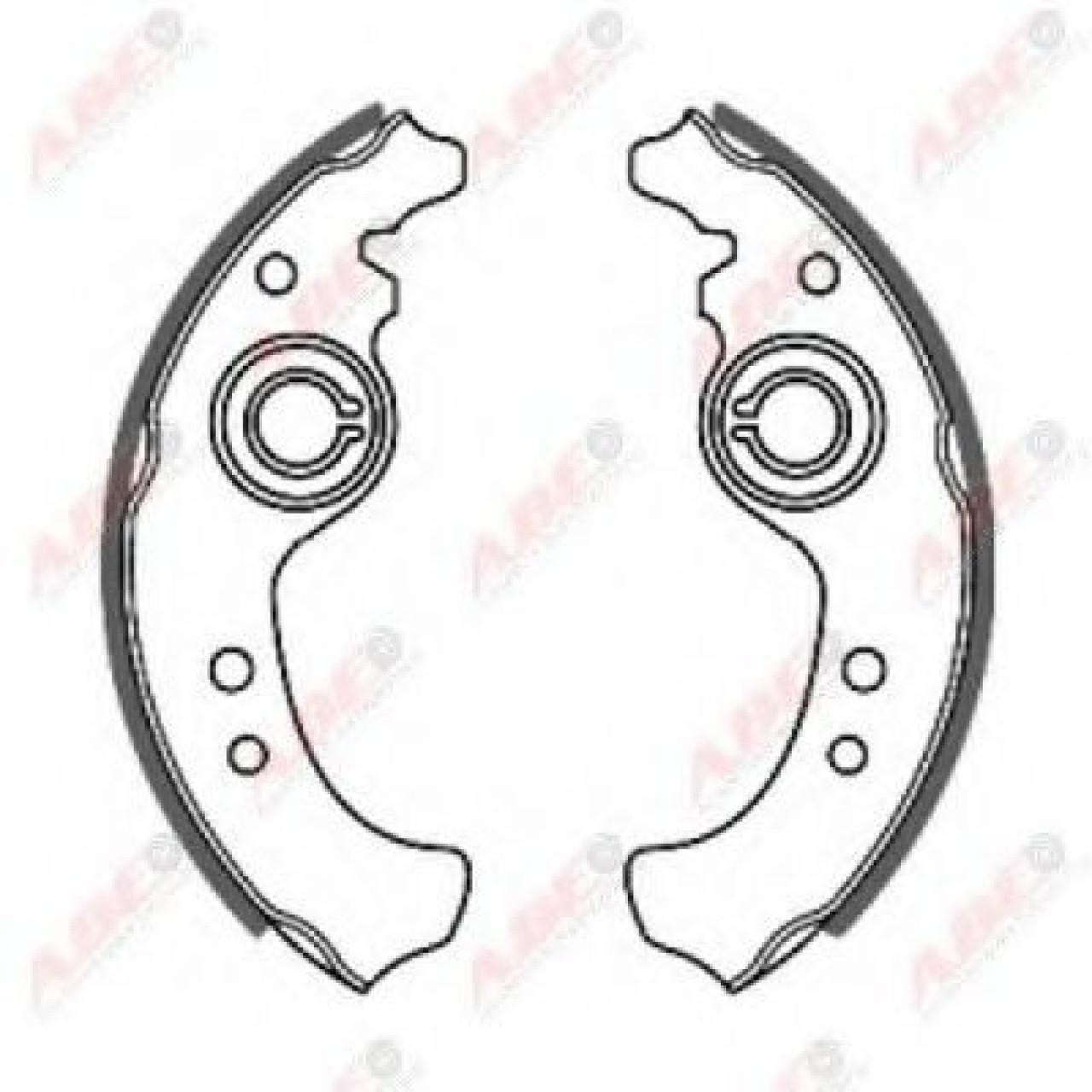 Set saboti frana FIAT FIORINO Pick-up (146) (1988 - 2001) ABE C0F001ABE piesa NOUA