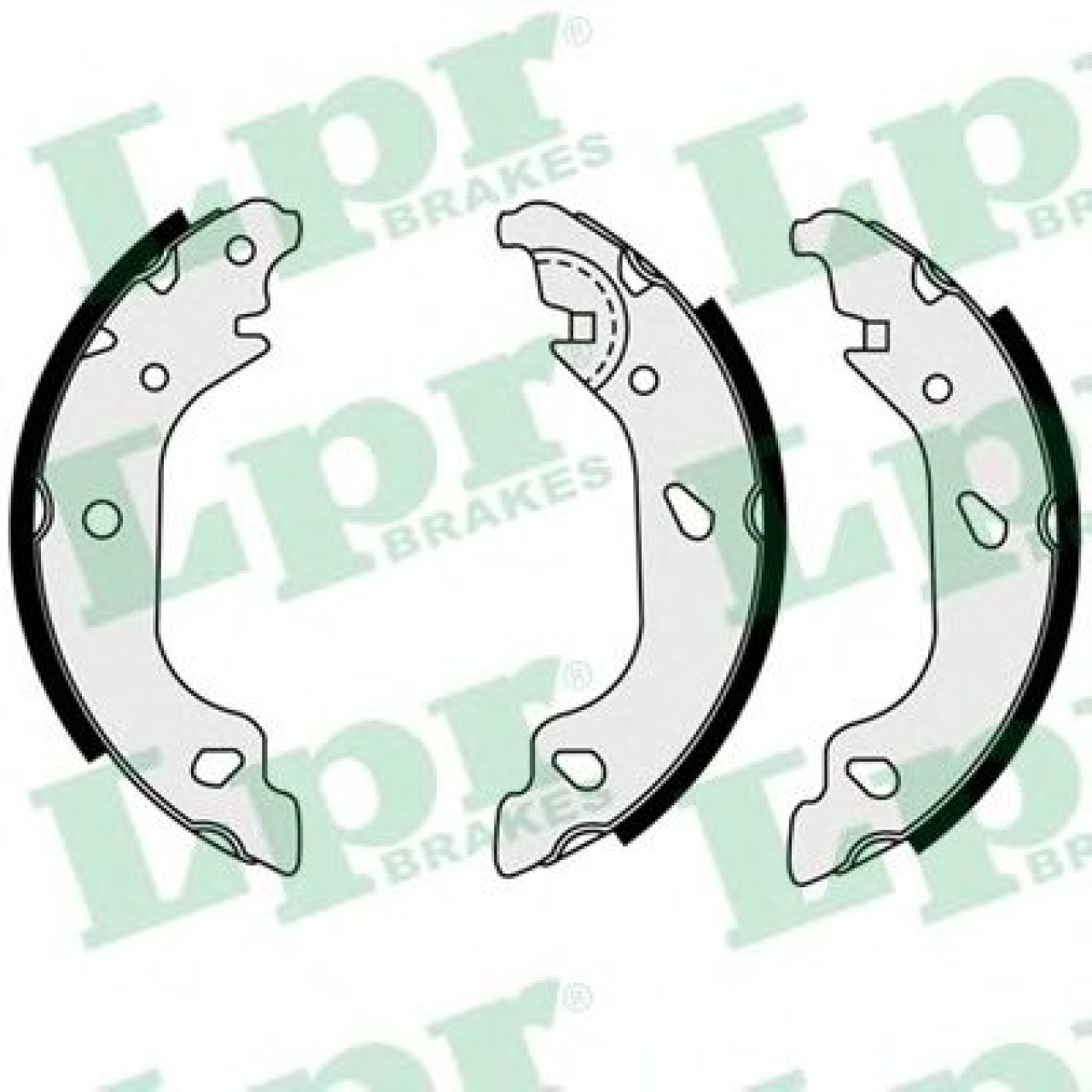 Set saboti frana FIAT GRANDE PUNTO (199) (2005 - 2016) LPR 07930 piesa NOUA