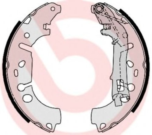 Set saboti frana FIAT LINEA (323) (2007 - 2016) BREMBO S 23 531 piesa NOUA