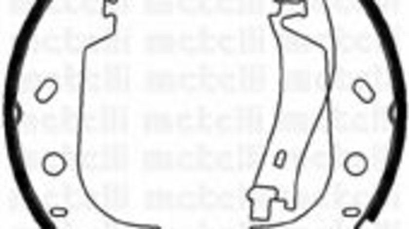 Set saboti frana FIAT MULTIPLA (186) (1999 - 2010) METELLI 53-0075 piesa NOUA