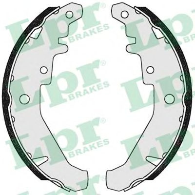 Set saboti frana FIAT PALIO (178BX) (1996 - 2016) LPR 07310 piesa NOUA