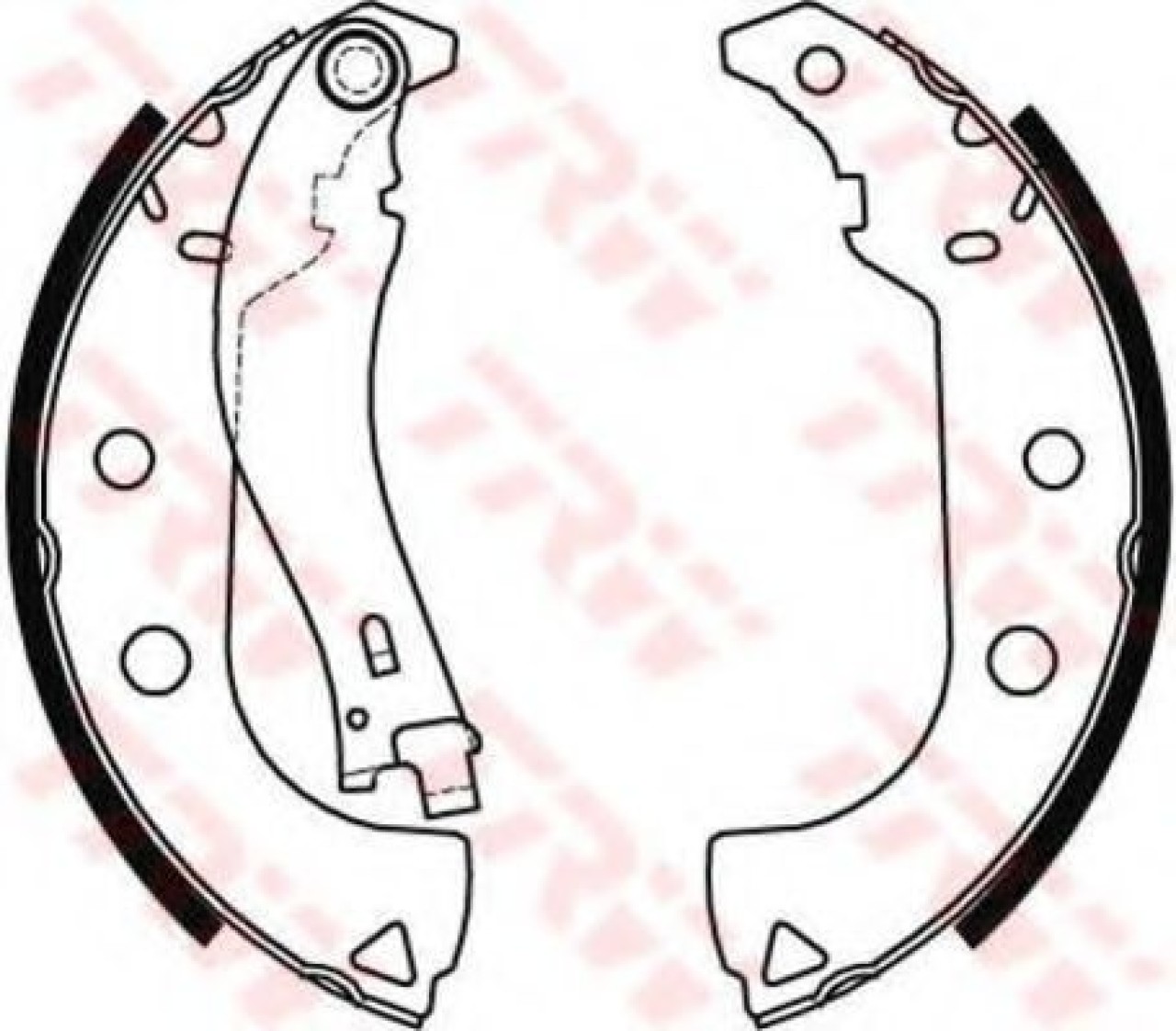 Set saboti frana FIAT PALIO (178BX) (1996 - 2016) TRW GS8484 piesa NOUA