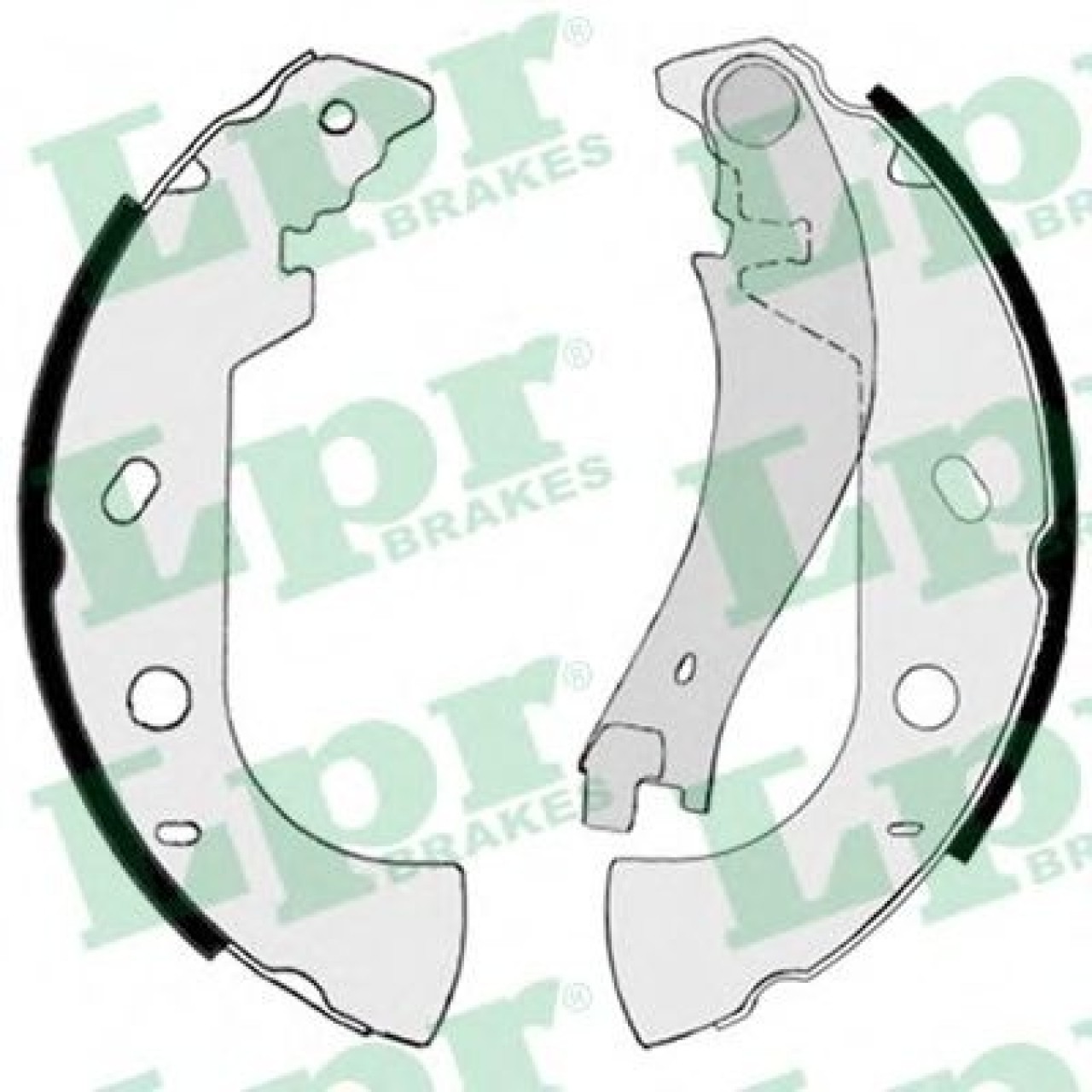 Set saboti frana FIAT PALIO Weekend (178DX) (1996 - 2016) LPR 07250 piesa NOUA