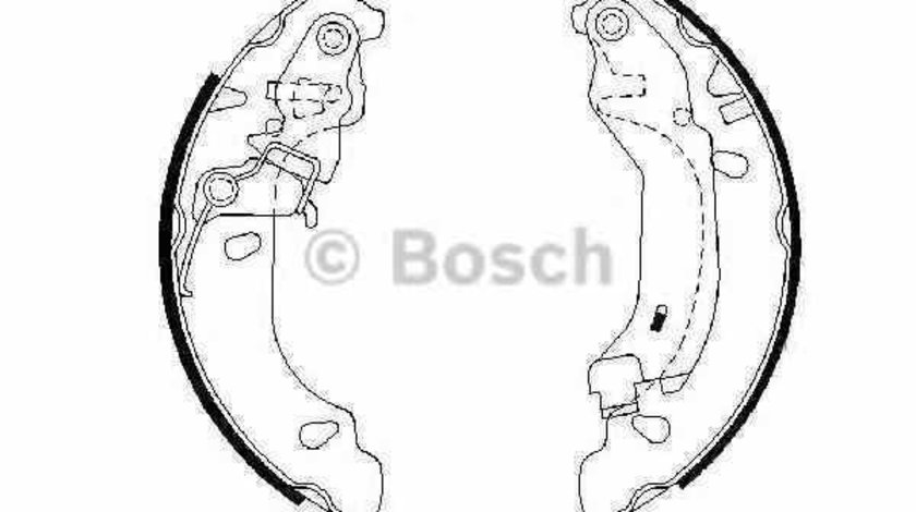 Set saboti frana FIAT PANDA 169 BOSCH 0 986 487 669