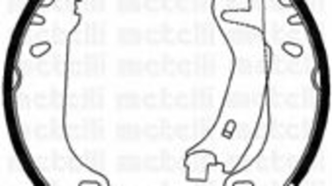 Set saboti frana FIAT PUNTO (176) (1993 - 1999) METELLI 53-0066 piesa NOUA