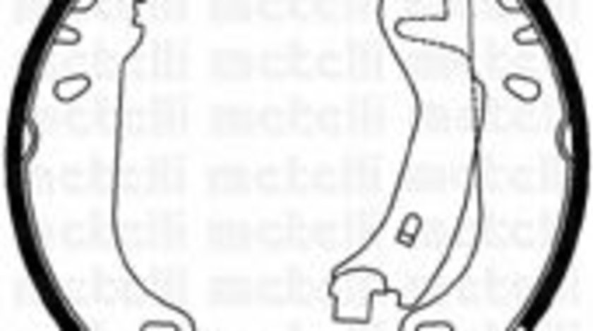 Set saboti frana FIAT PUNTO (176) (1993 - 1999) METELLI 53-0066 piesa NOUA