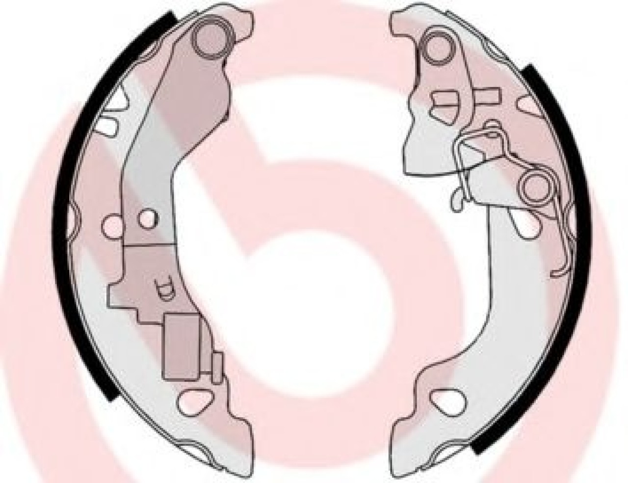 Set saboti frana FIAT PUNTO (188) (1999 - 2016) BREMBO S 23 520 piesa NOUA
