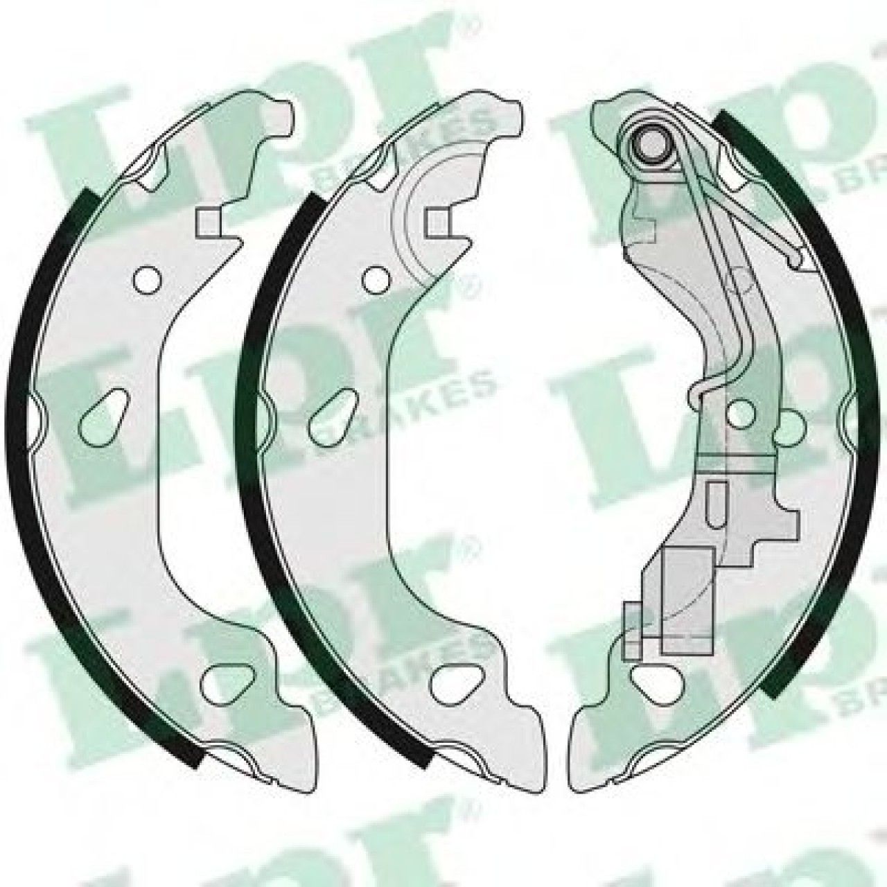 Set saboti frana FIAT PUNTO (188) (1999 - 2016) LPR 07690 piesa NOUA