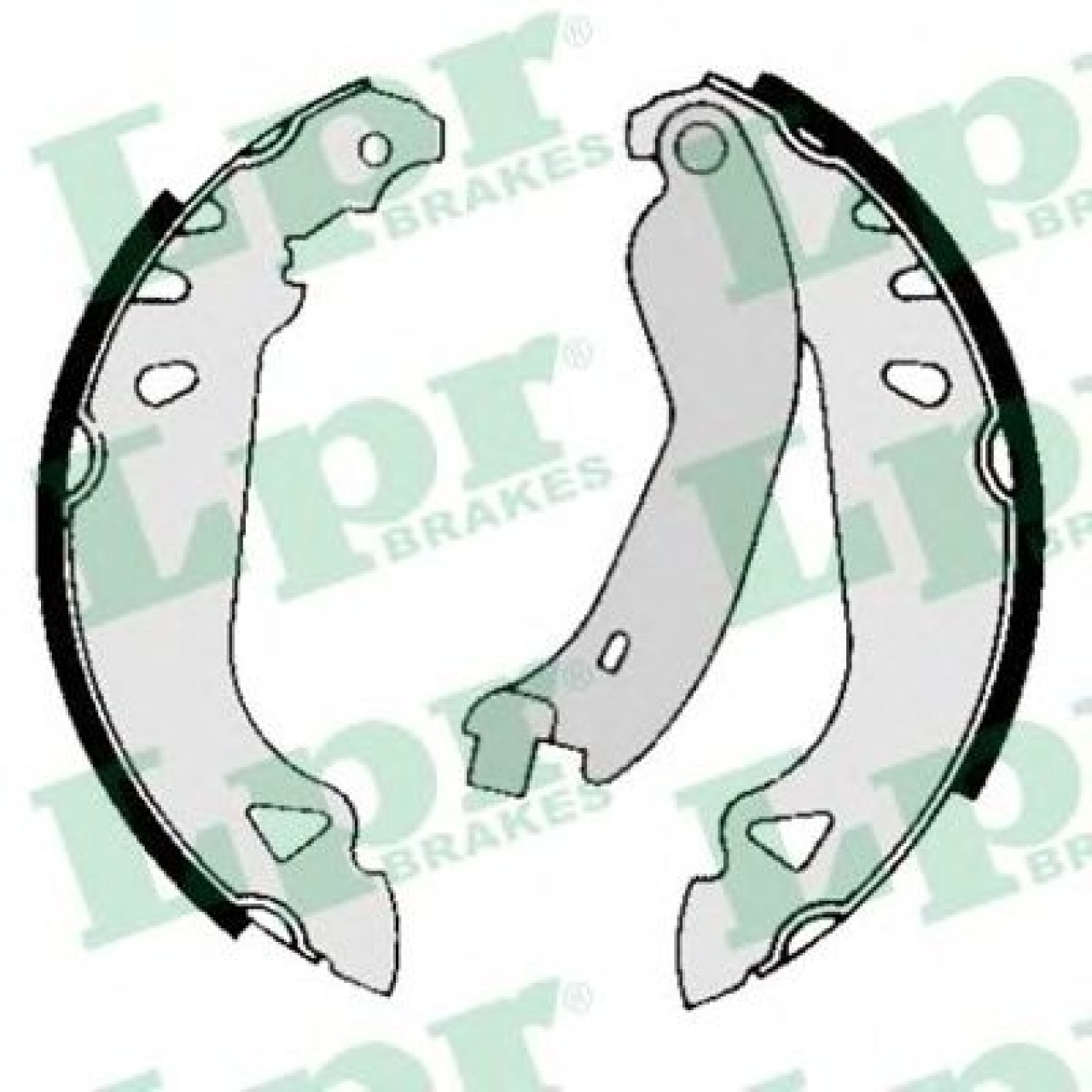 Set saboti frana FIAT PUNTO Cabriolet (176C) (1994 - 2000) LPR 05040 piesa NOUA