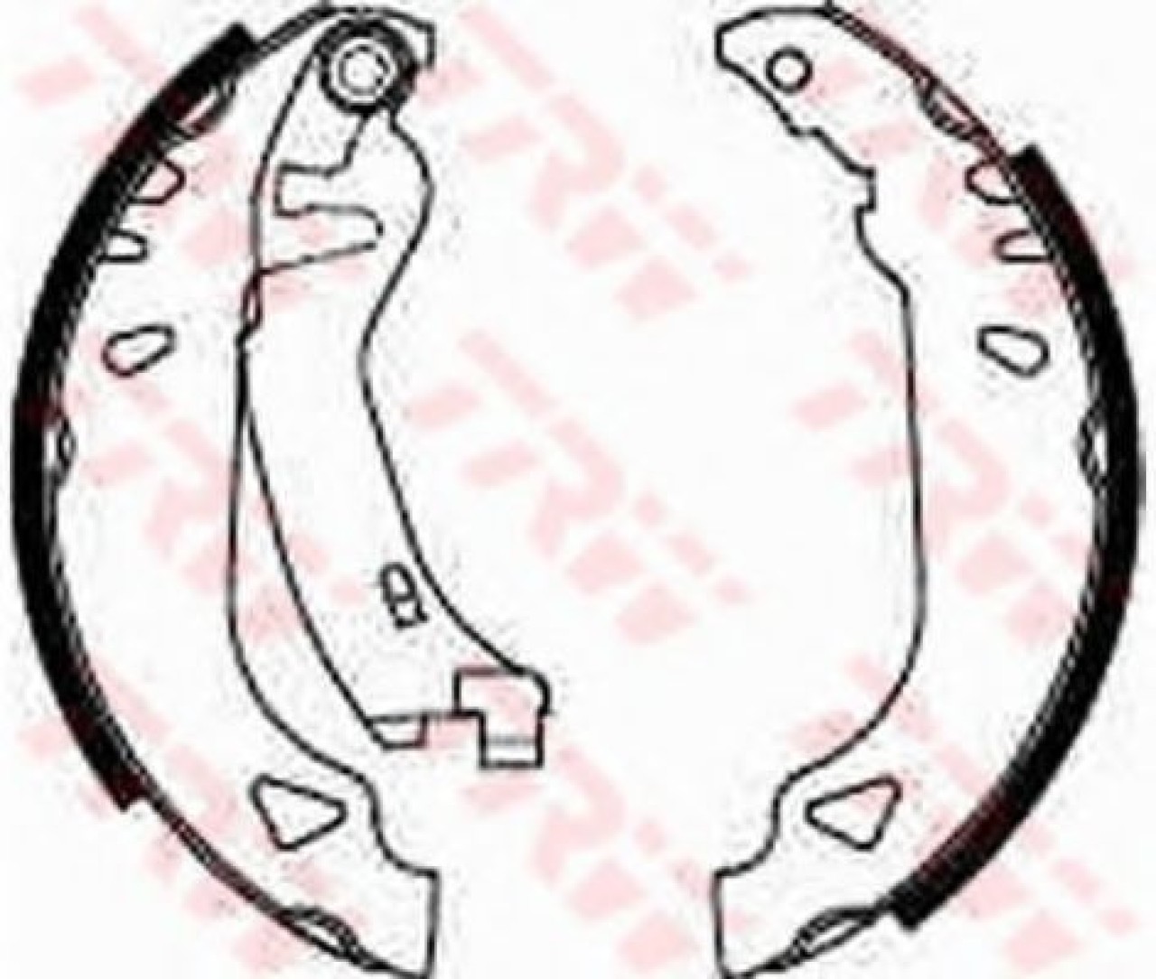 Set saboti frana FIAT PUNTO Cabriolet (176C) (1994 - 2000) TRW GS8269 piesa NOUA