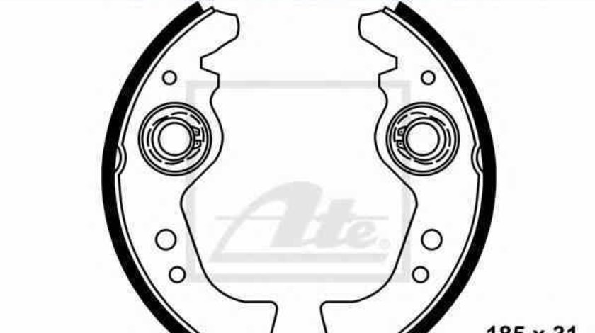 Set saboti frana FIAT SEICENTO 187 ATE 03.0137-0015.2