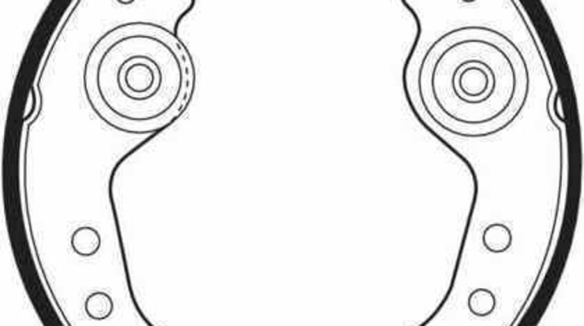 Set saboti frana FIAT SEICENTO 187 FERODO FSB27