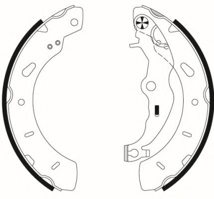 Set saboti frana FORD B-MAX (JK) (2012 - 2016) TEXTAR 91079800 piesa NOUA