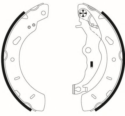 Set saboti frana FORD B-MAX (JK) (2012 - 2016) TEXTAR 91079800 piesa NOUA