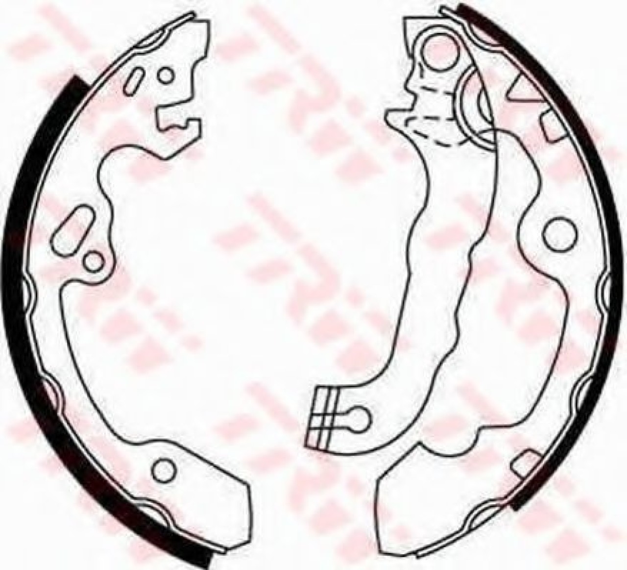 Set saboti frana FORD FOCUS (DAW, DBW) (1998 - 2007) TRW GS8636 piesa NOUA