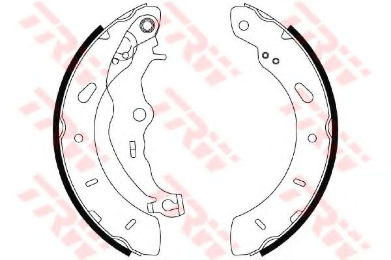 Set saboti frana FORD FOCUS III Turnier (2010 - 2016) TRW GS8806 piesa NOUA