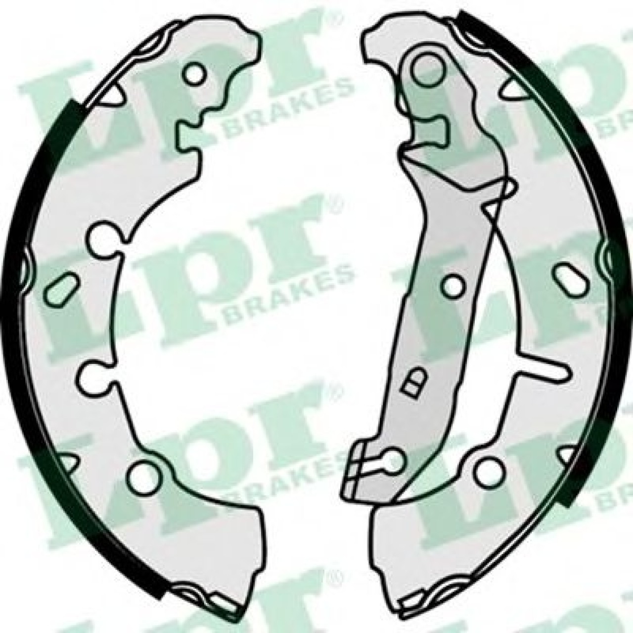 Set saboti frana FORD FUSION (JU) (2002 - 2012) LPR 08200 piesa NOUA