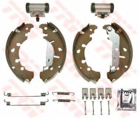 Set saboti frana FORD FUSION (JU) (2002 - 2012) TRW BK2633 piesa NOUA