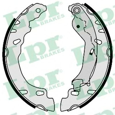 Set saboti frana FORD KA (RU8) (2008 - 2016) LPR 08780 piesa NOUA