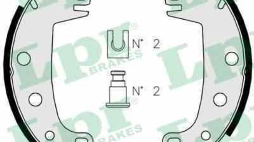 Set saboti frana FORD OTOSAN ANADOL LPR 02850