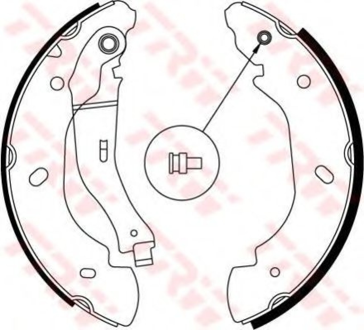 Set saboti frana FORD TRANSIT bus (2006 - 2014) TRW GS8689 piesa NOUA