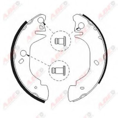 Set saboti frana FORD TRANSIT bus (E) (1994 - 2000) ABE C0G049ABE piesa NOUA