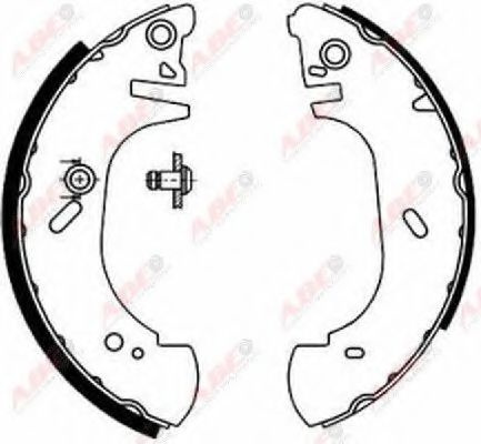 Set saboti frana FORD TRANSIT bus (E) (1994 - 2000) ABE C0G022ABE piesa NOUA
