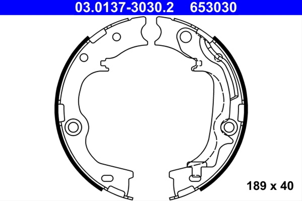 Set Saboti Frana, Frana De Mana Ate Hyundai 03.0137-3030.2