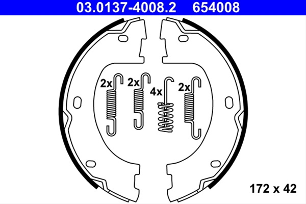 Set Saboti Frana, Frana De Mana Ate Vag 03.0137-4008.2