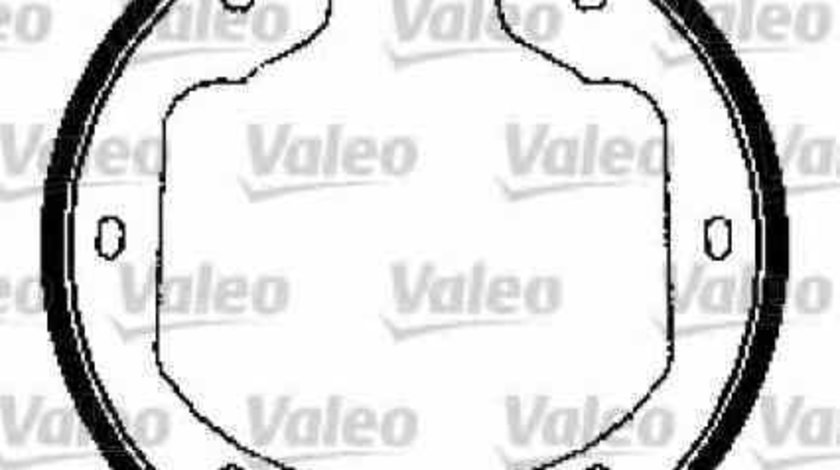 Set saboti frana frana de mana BMW 3 Cabriolet E46 VALEO 562805